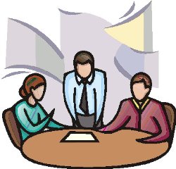 People in meeting